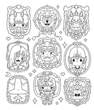 Load image into Gallery viewer, The Unofficial Coloring Book for Fans of KPop Demon Hunters by: Paperback; 48 pages / English
