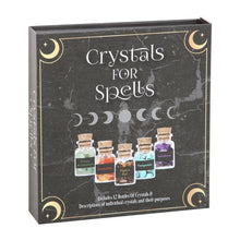 Load image into Gallery viewer, Crystals for Spells Crystal Chip Bottle Gift Set

