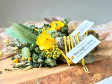 Load image into Gallery viewer, PROSPERITY + POSITIVITY | Blue Sage, Citrine &amp;  DriedFlowers
