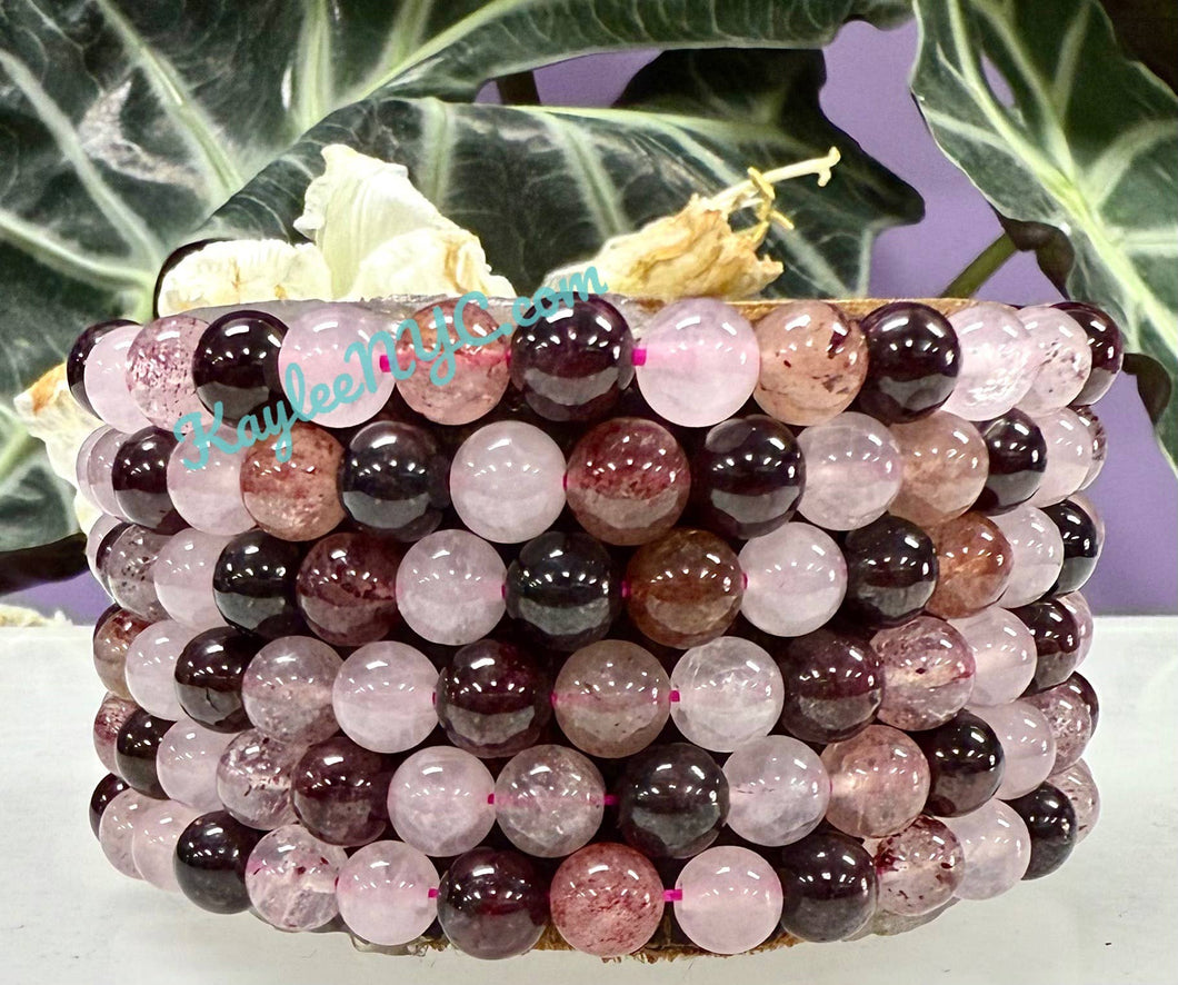 Natural Heart Chakra 6mm 7.5” Crystal Stretc