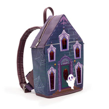 Load image into Gallery viewer, SALE! GLOW-IN-THE-DARK Haunted House Backpack 👻🏚️
