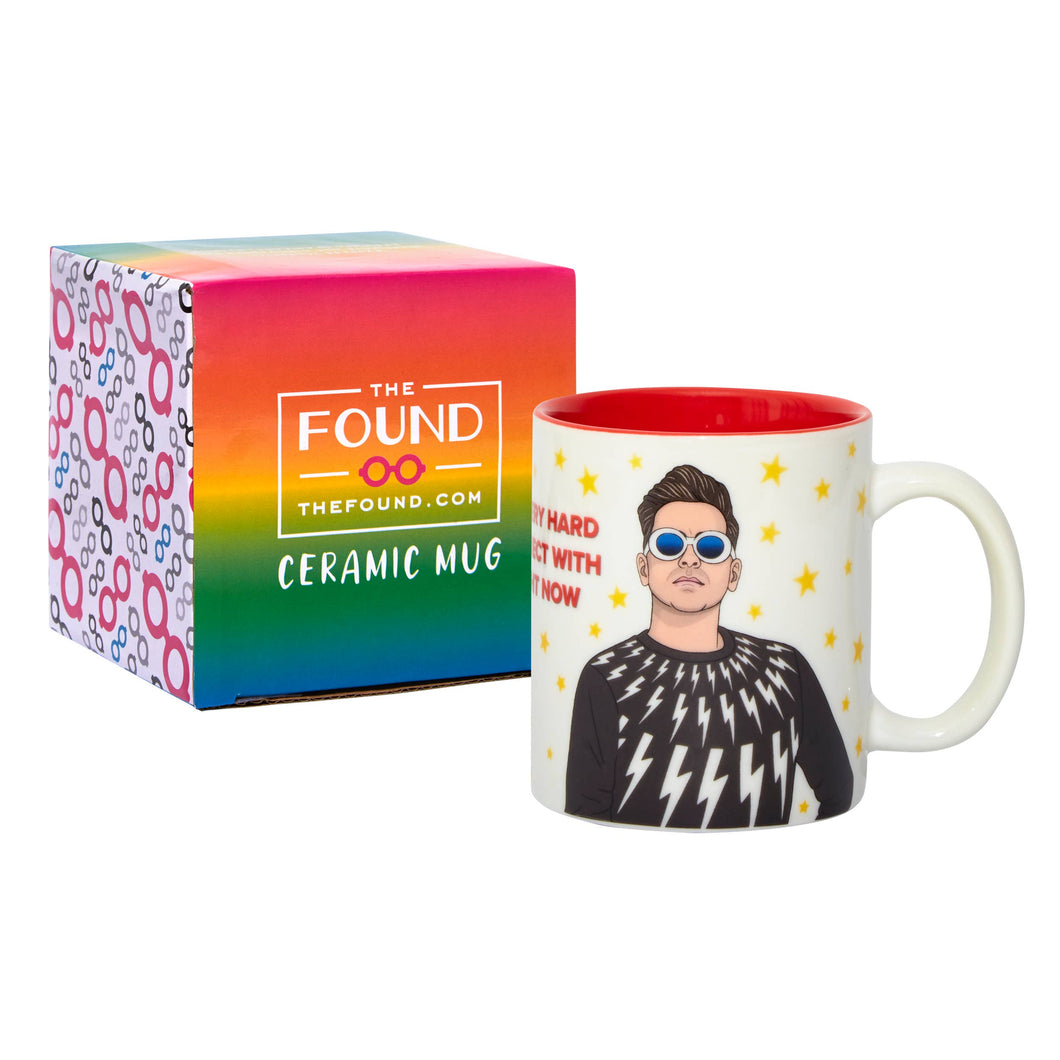 David Trying Hard Not To Connect Mug