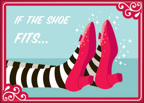 Wizard of Oz If the Shoe Fits Magnet 2.5