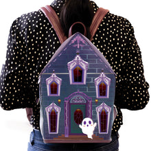 Load image into Gallery viewer, SALE! GLOW-IN-THE-DARK Haunted House Backpack 👻🏚️
