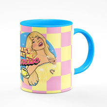 Load image into Gallery viewer, That&#39;s That Me Espresso Sabrina Carpenter Blue Mug
