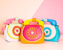 Load image into Gallery viewer, Ring Ring Phone Convertible Handbag: Cotton Candy Mint Green
