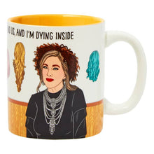 Load image into Gallery viewer, Moira The World is Falling Apart Coffee Mug
