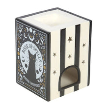 Load image into Gallery viewer, Black Cat Book of Spells Oil Burner and Wax Warmer
