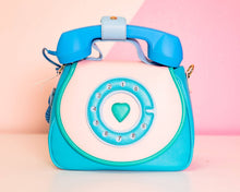 Load image into Gallery viewer, Ring Ring Phone Convertible Handbag: Cotton Candy Mint Green
