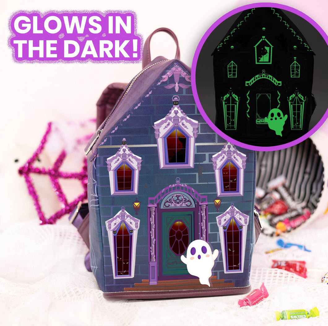 SALE! GLOW-IN-THE-DARK Haunted House Backpack 👻🏚️