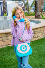 Load image into Gallery viewer, Ring Ring Phone Convertible Handbag: Mermaizing Blue
