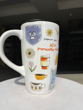 Load image into Gallery viewer, Gilmore Girls Stars Hallow 16oz Ceramic Travel Mug w Lid
