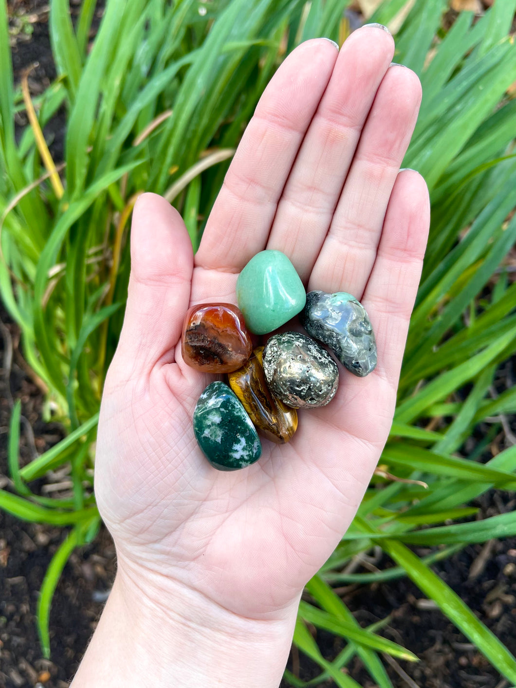 Wealth, Abundance, and Prosperity Tumbled Stones Set