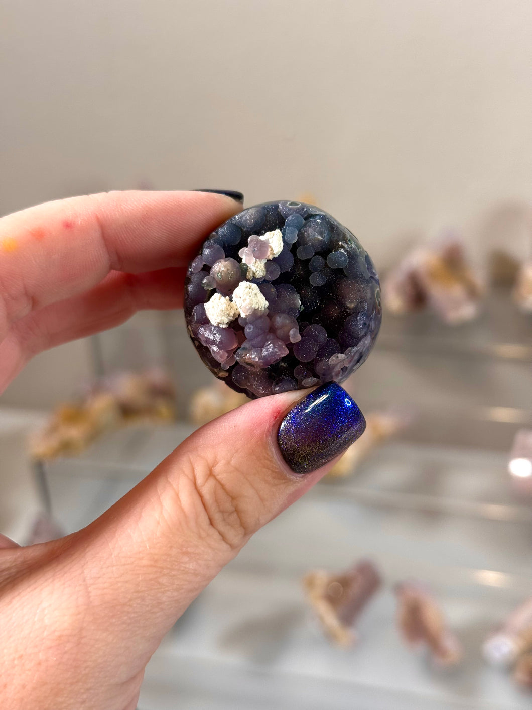 Grape Agate Sphere