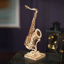Load image into Gallery viewer, 3D Laser Cut Wooden Puzzle: Saxophone
