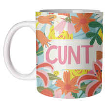Load image into Gallery viewer, Mugs 'Funny Humour Cunt Design': Mug Colour Inner &amp; Handle 11oz - Orange
