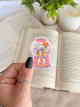 Load image into Gallery viewer, Book Gumball Machine Sticker | Bookish Kindle Sticker: Small 1.5" x 1.5"
