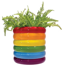 Load image into Gallery viewer, Stacked Rainbow Planter
