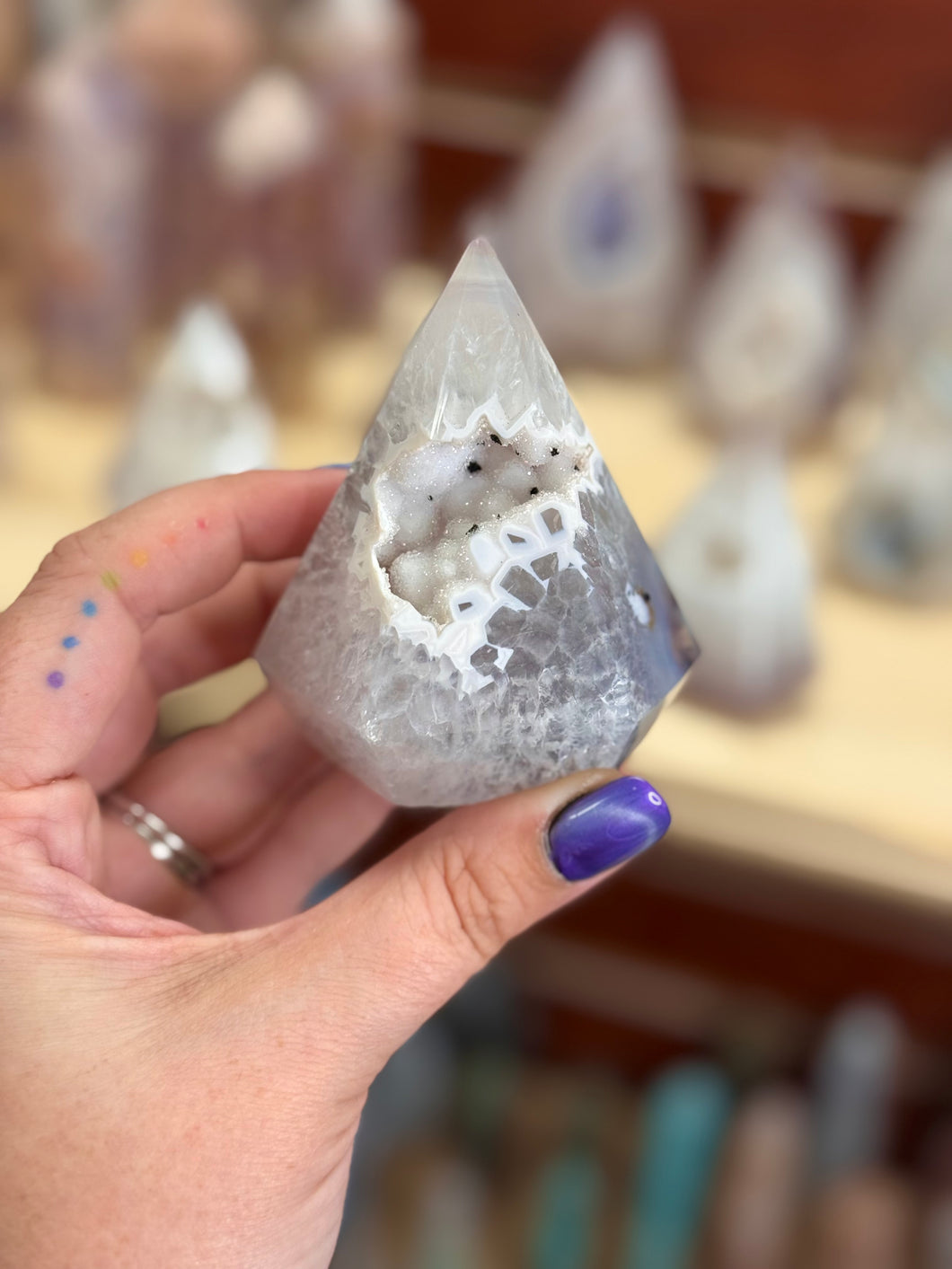 Druzy Agate