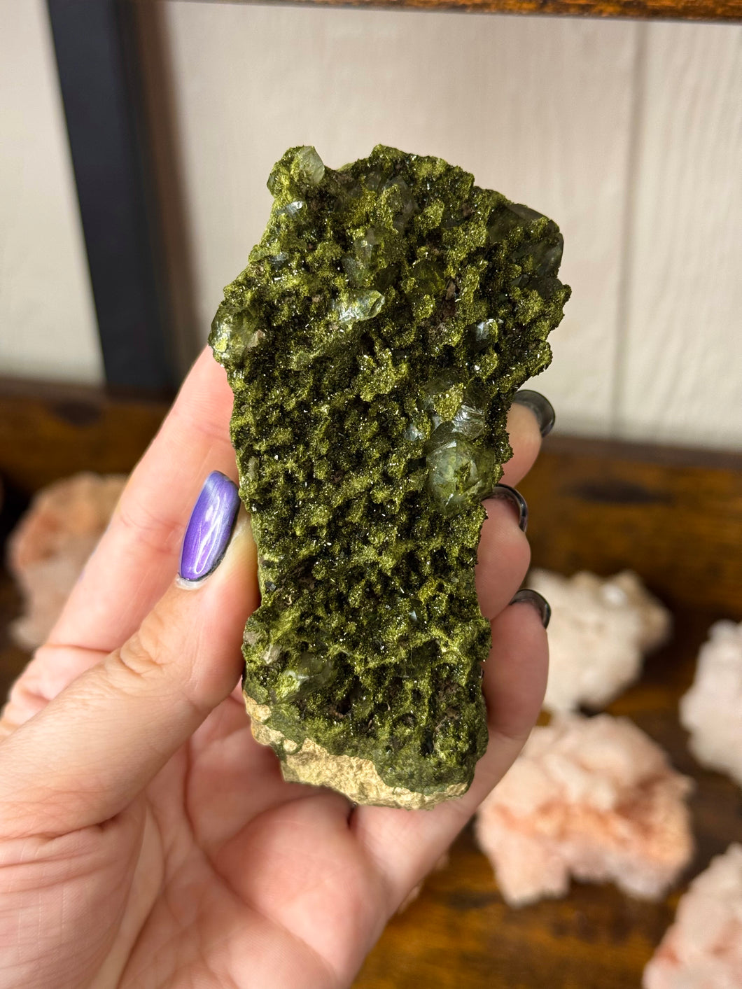 Epidote and Quartz