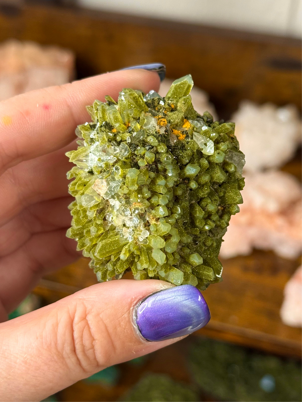 Epidote and Quartz