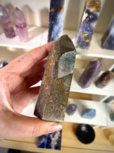 Load image into Gallery viewer, Apatite in Dendritic Agate Tower
