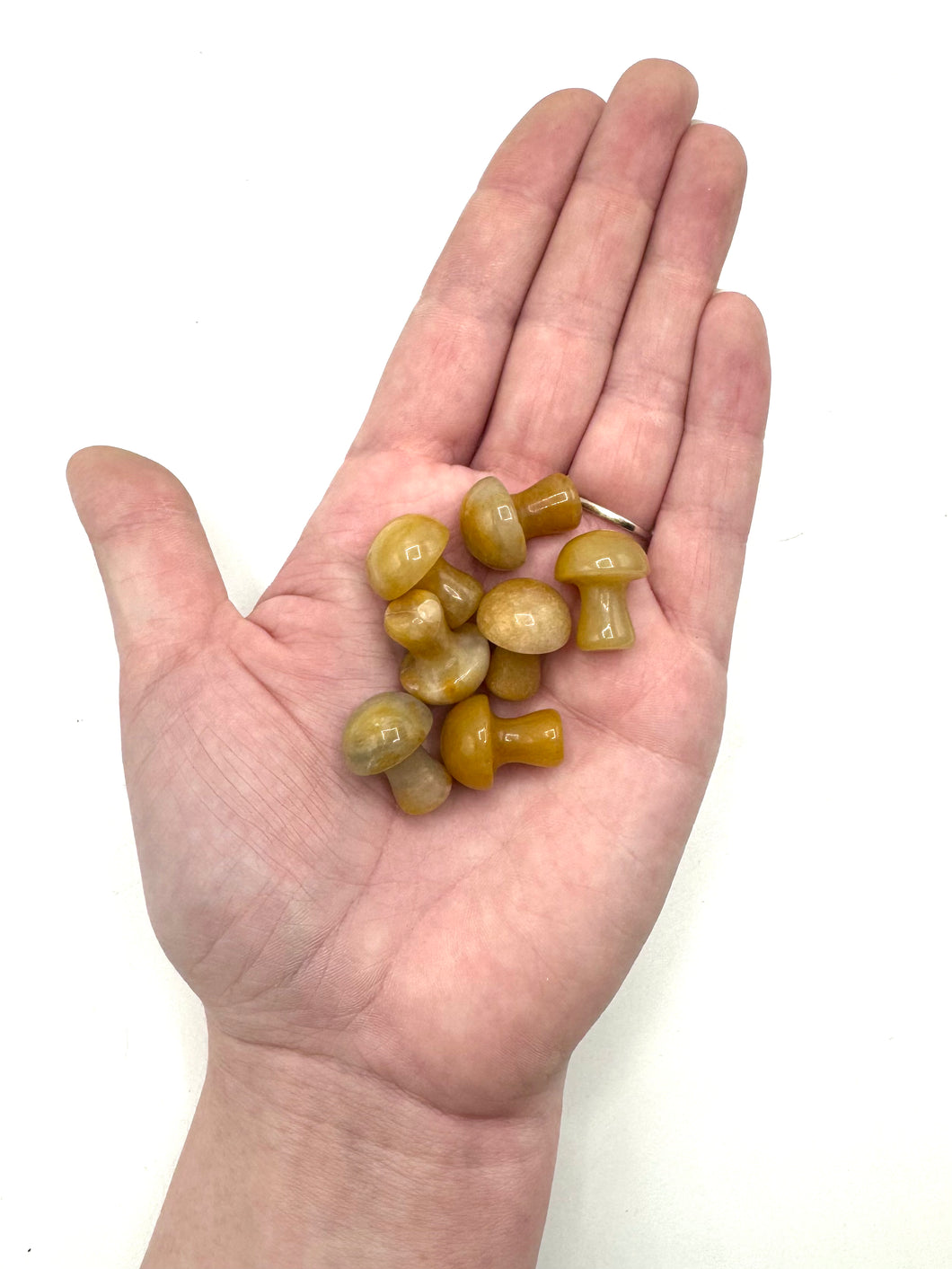Mini Yellow Aventurine Mushroom