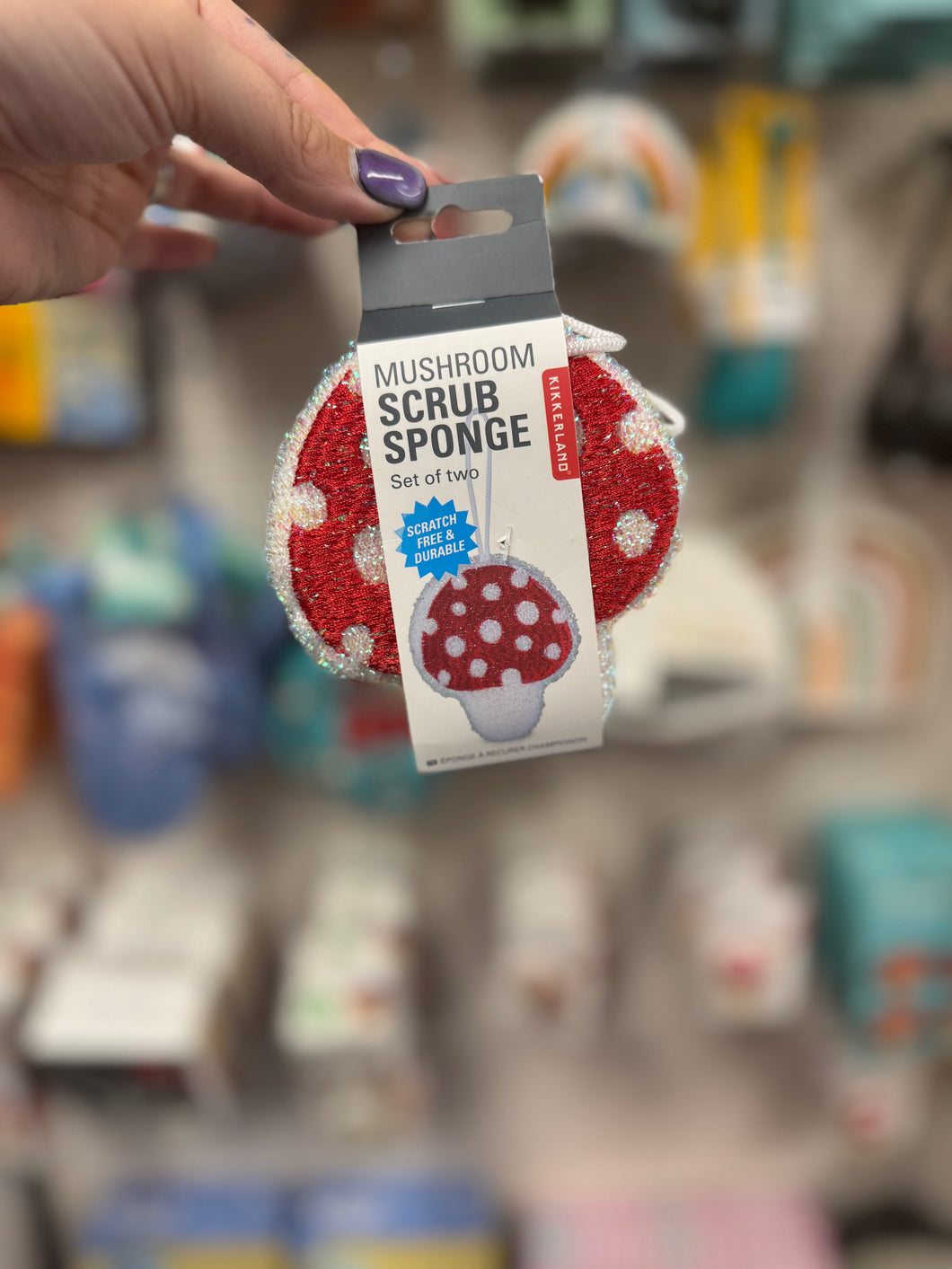Mushroom Scrub Sponges
