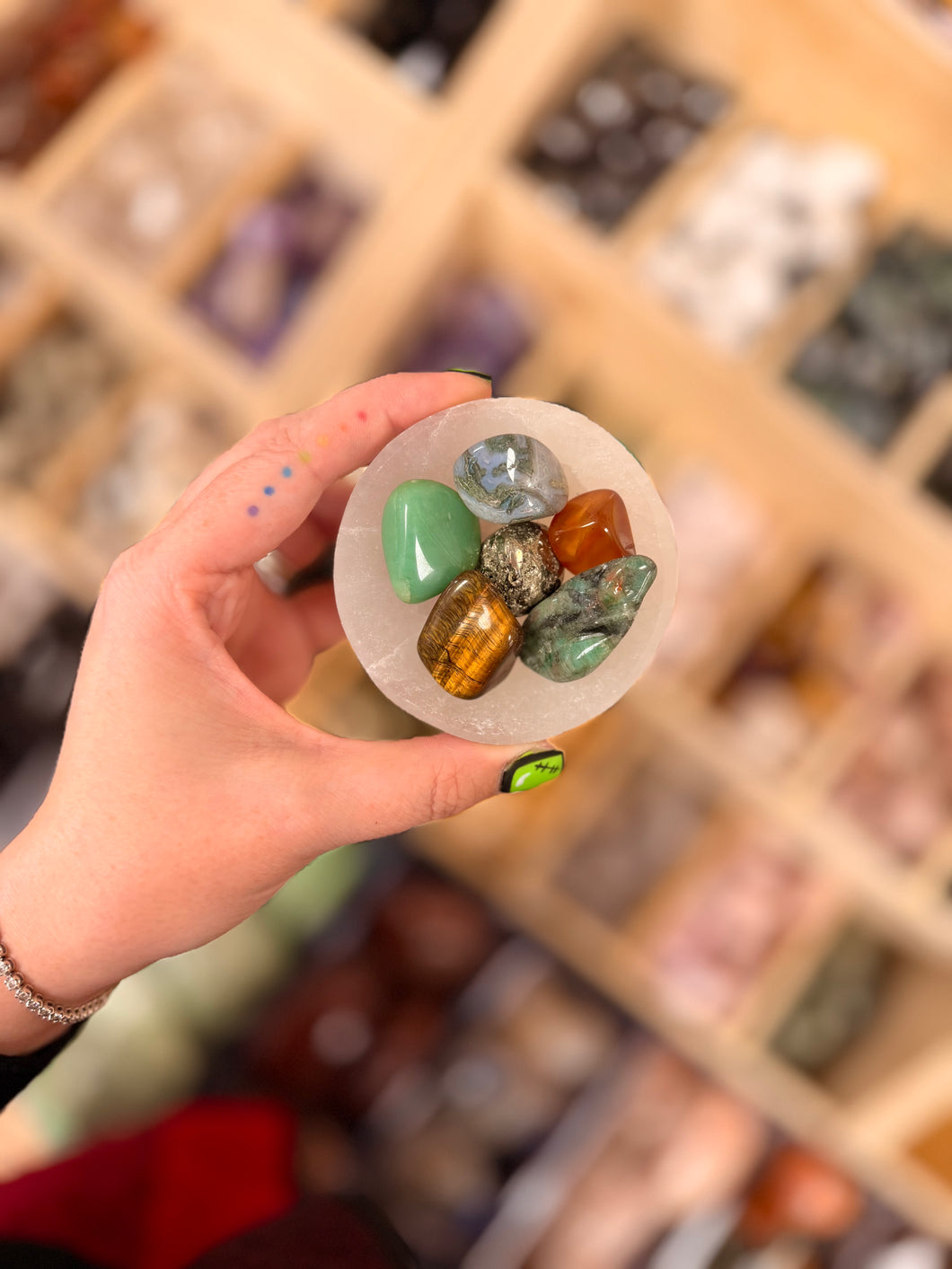 Wealth, Abundance, and Prosperity Tumbled Stones Set