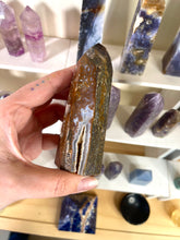 Load image into Gallery viewer, Apatite in Dendritic Agate Tower
