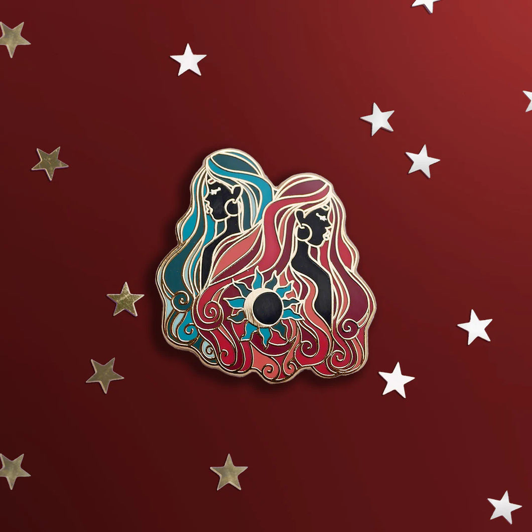 Gemini Enamel Pin