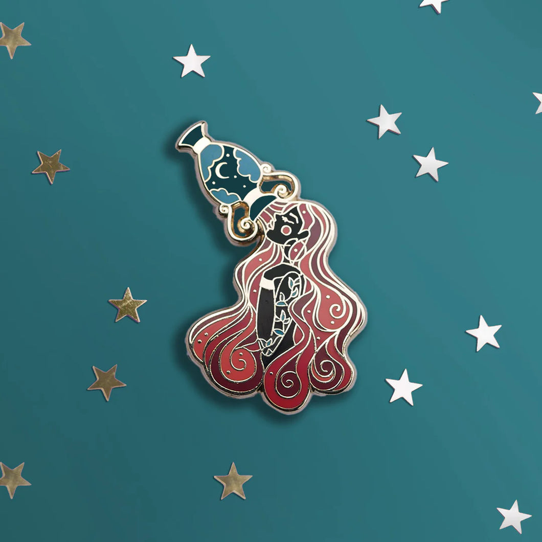 Aquarius Enamel Pin
