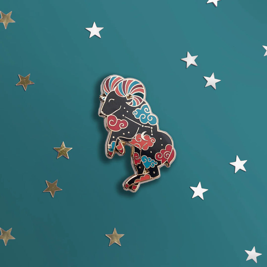 Aries Enamel Pin
