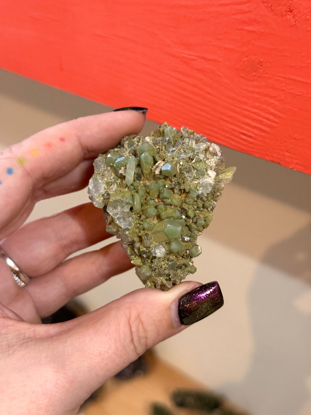 Epidote in Quartz