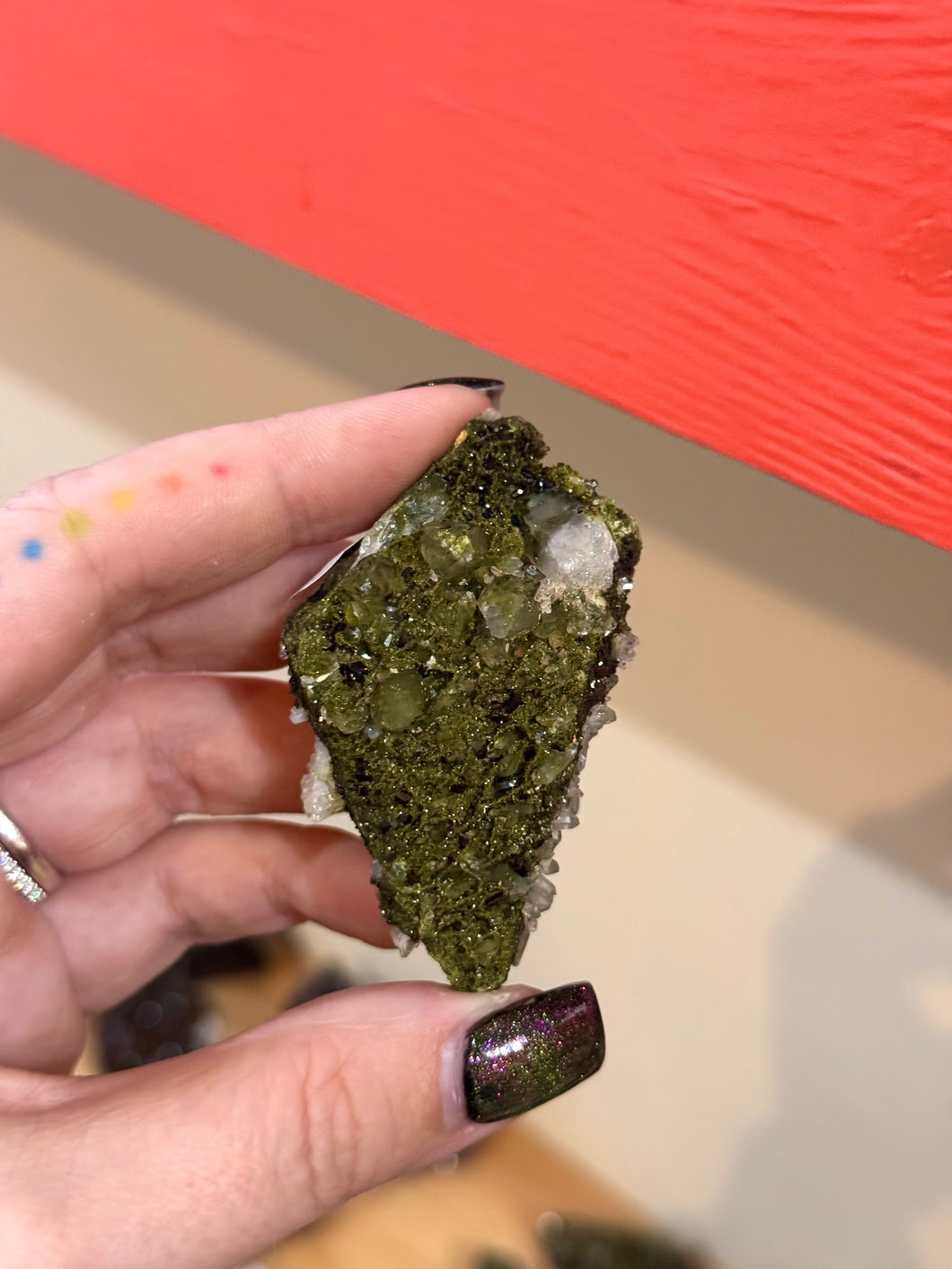 Epidote in Quartz