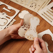 Load image into Gallery viewer, 3D Laser Cut Wooden Puzzle: Cello
