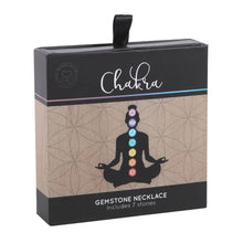 Load image into Gallery viewer, Chakra Gemstone Crystal Healing Necklace Kit
