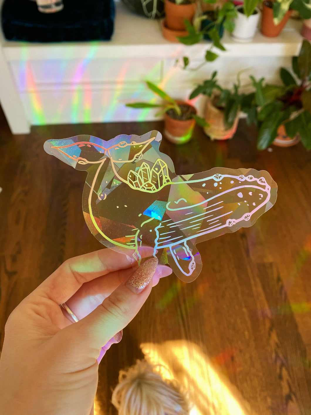 Whale Suncatcher Window Decal