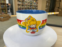 Load image into Gallery viewer, Rainbow Brite Rainbow Border Star 20oz Ceramic Ramen Bowl
