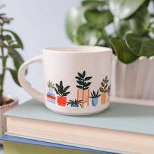 Load image into Gallery viewer, Potted Plants Large Ceramic Mug
