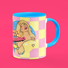 Load image into Gallery viewer, That&#39;s That Me Espresso Sabrina Carpenter Blue Mug
