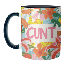 Load image into Gallery viewer, Mugs 'Funny Humour Cunt Design': Mug Colour Inner &amp; Handle 11oz - Orange
