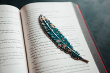 Load image into Gallery viewer, Feather Resin Bookmark: Peach
