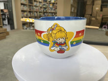 Load image into Gallery viewer, Rainbow Brite Rainbow Border Star 20oz Ceramic Ramen Bowl
