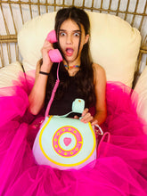 Load image into Gallery viewer, Ring Ring Phone Convertible Handbag: Cotton Candy Mint Green

