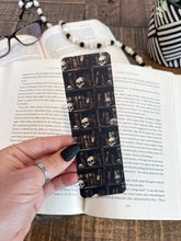 Load image into Gallery viewer, Dark Library Bookmark Set - Skull Bookshelf, Moon Witch: Soft Touch Matte / Moon Books
