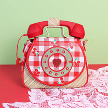Load image into Gallery viewer, Ring Ring Phone Convertible Handbag - Cherry
