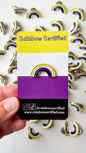 Load image into Gallery viewer, Non-Binary Pride LGBTQ+ Rainbow Pin
