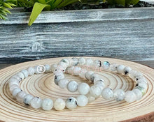 Load image into Gallery viewer, Natural Rainbow Moonstone 6mm 7.5” Crystal H
