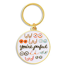 Load image into Gallery viewer, You&#39;re Perfect Boobs Keychain
